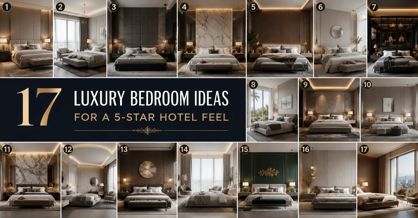 17 Luxury Bedroom Ideas