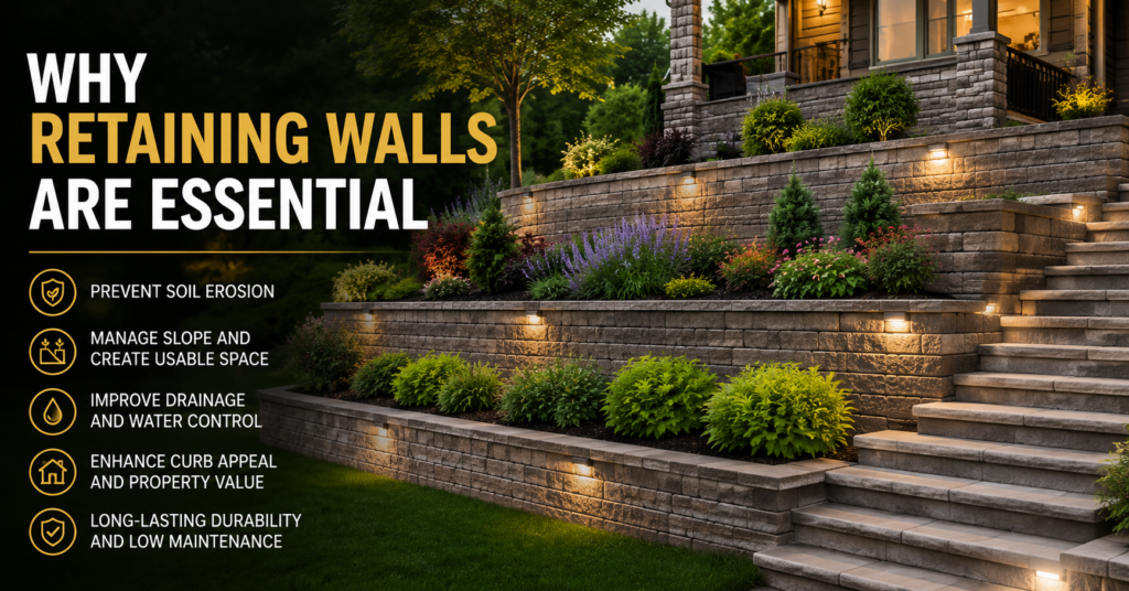 Why Retaining Walls Are Essential
